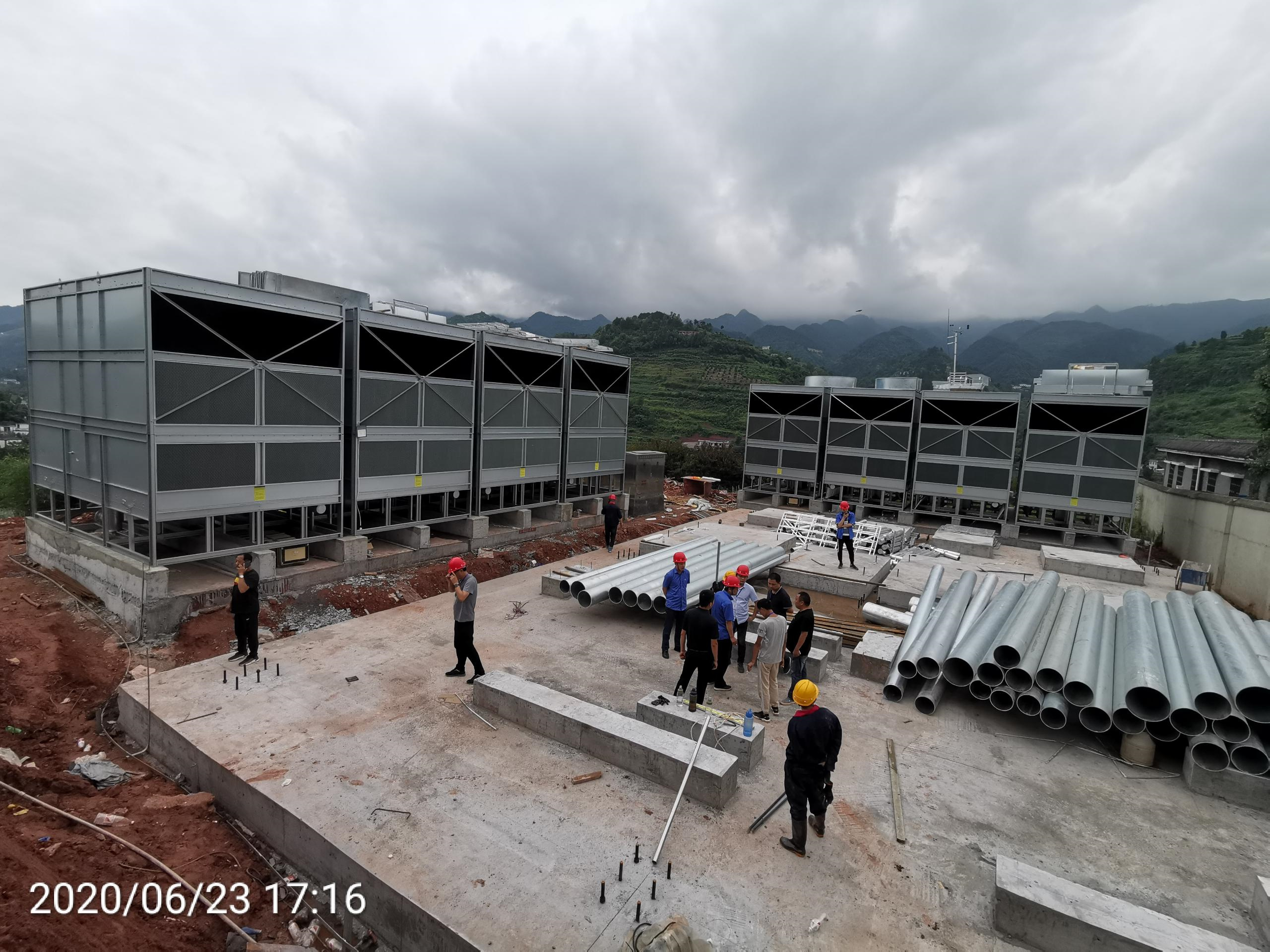 廣東康明冷卻塔中標深圳華潤商業(yè)中心冷凍管道改造工程
